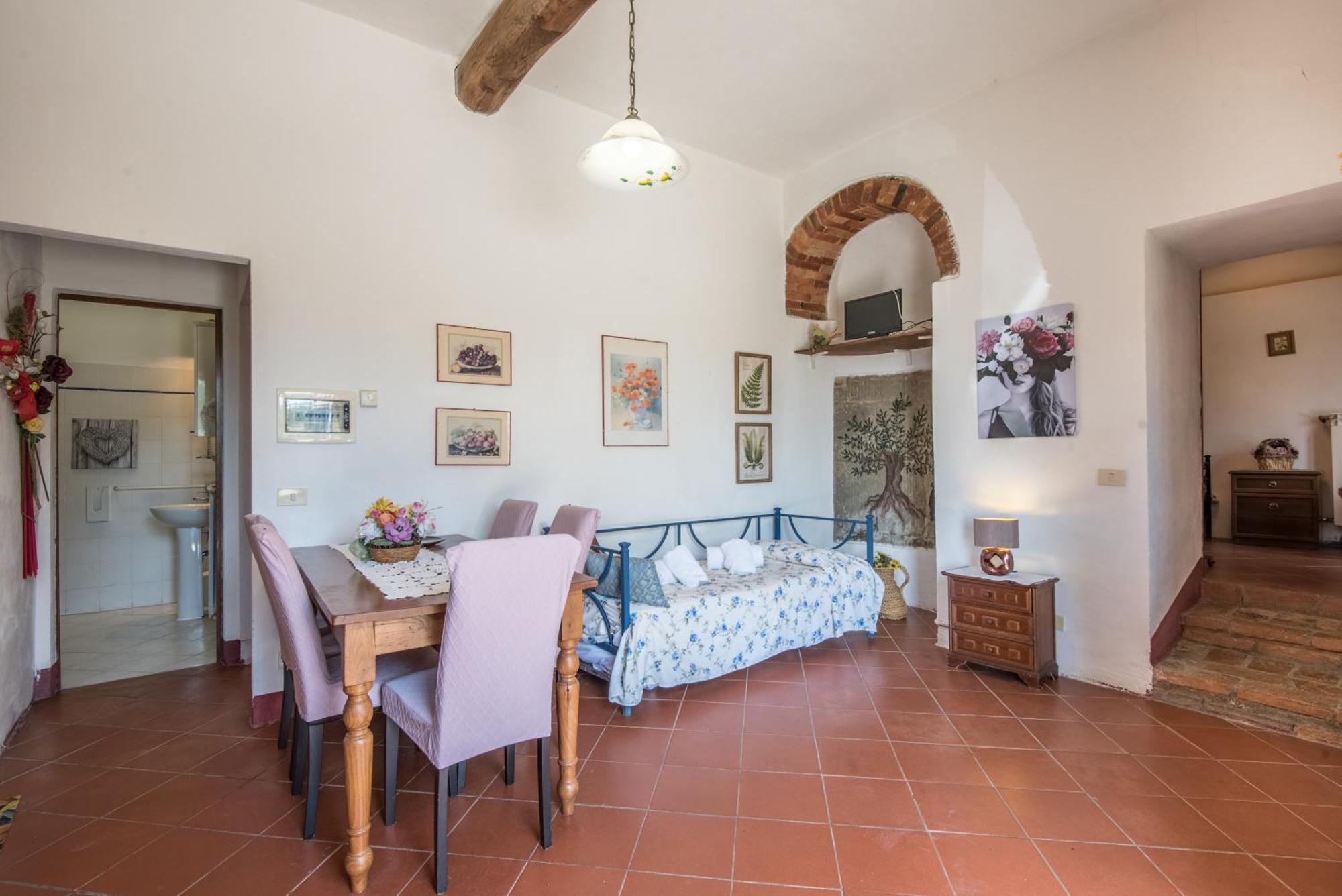 Poggio Primo - Trilocale Carlotta Villa Castiglion Fibocchi Exteriör bild